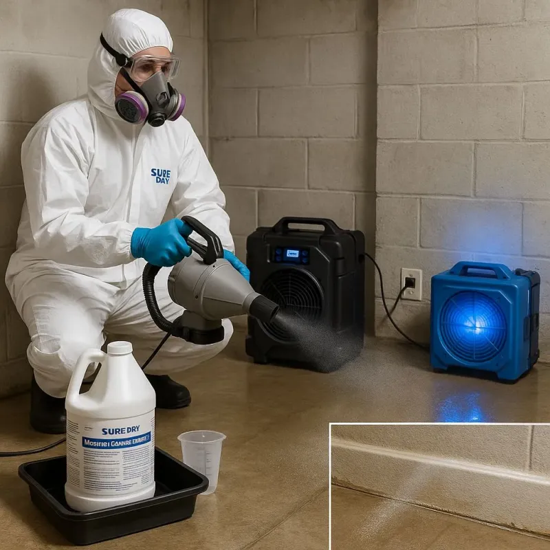 Sanitization and Odor Removal process in Elkton, VA